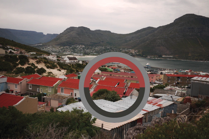 photo of houses being manipulated in photoshop