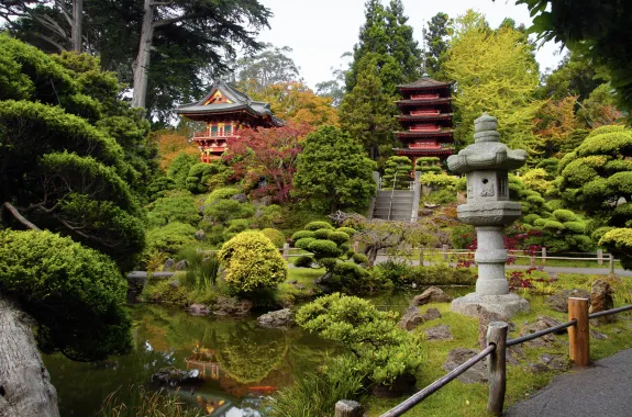 The Japanese Tea Garden in Golden Gate Park.