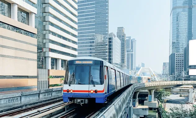 Train in City