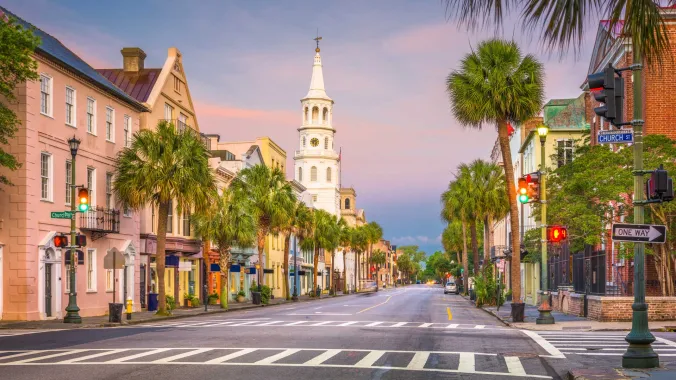 historic buildings in Charleston South Carolina