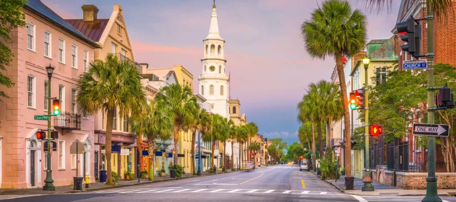 historic buildings in Charleston South Carolina