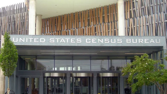 exterior of census bureau building