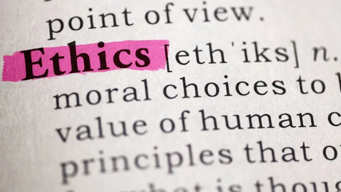ethics definition from dictionary