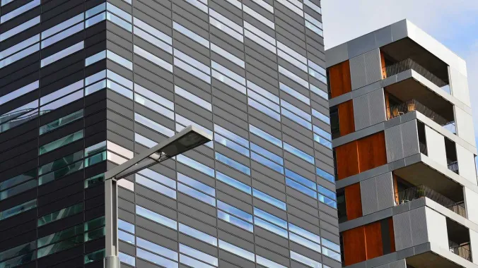 exterior of office buildings