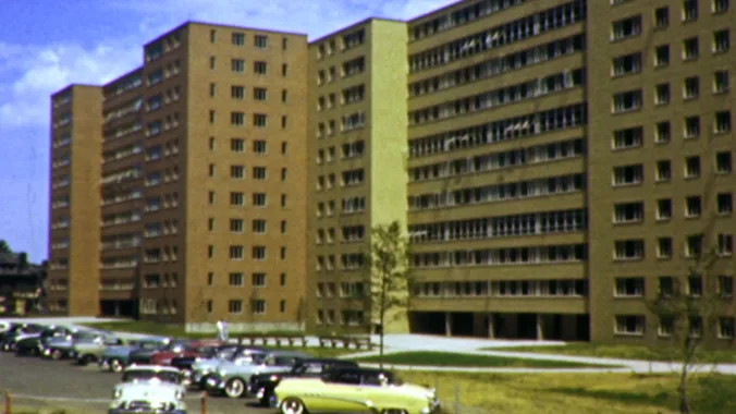 Exterior of Pruitt Igoe housing complex