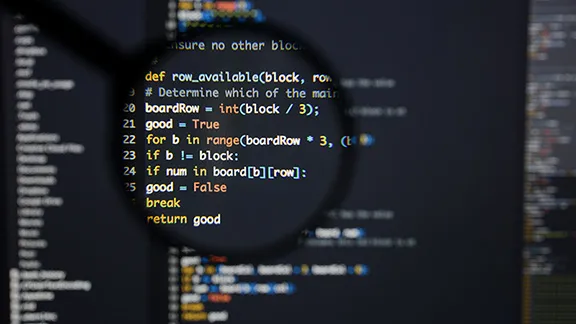 screenshot of python code 
