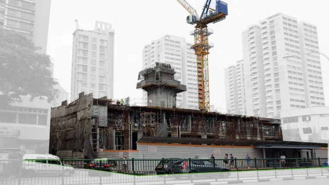 building under construction