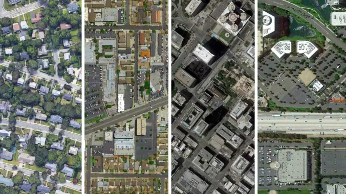 various maps of building types