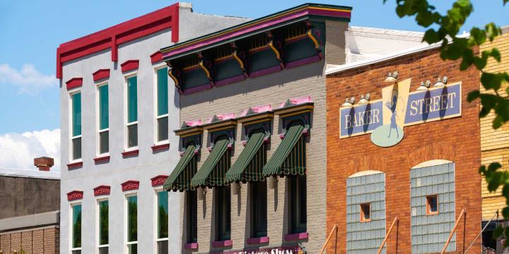 Building exteriors downtown dixon illinois