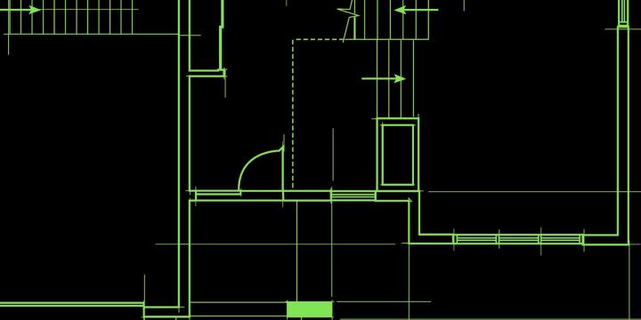 site plan created in autocad