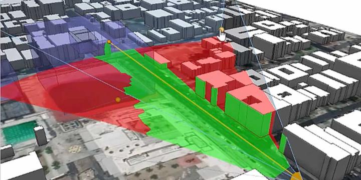 3d model created in cityengine for urban planning course