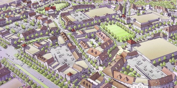 rendering of city aerial