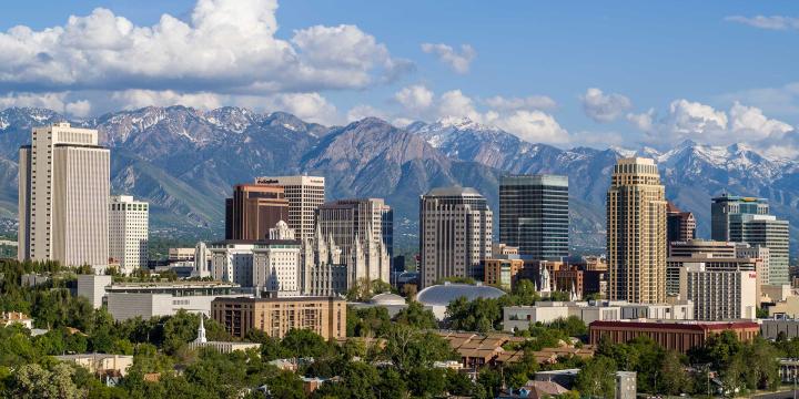 downtown salt lake city skyline