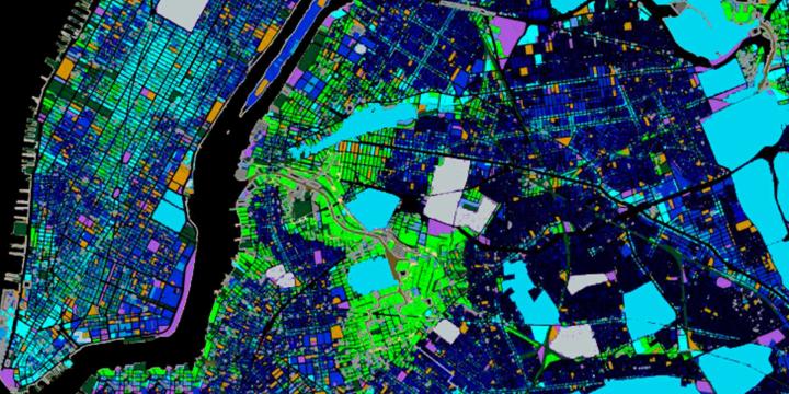 data shown in gis map