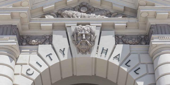 city hall entrance