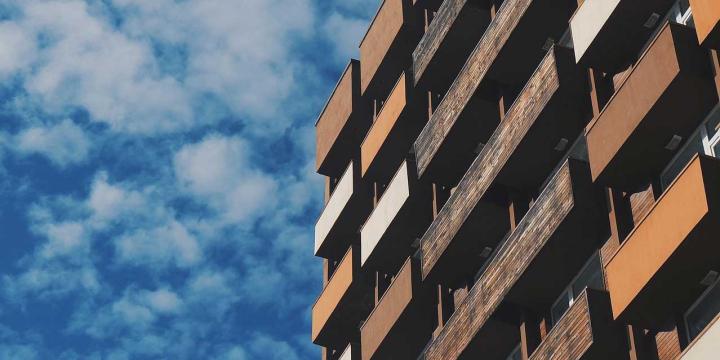 exterior of apartment building