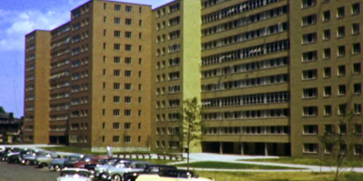 Exterior of Pruitt Igoe housing complex