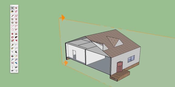 model created in sketchup