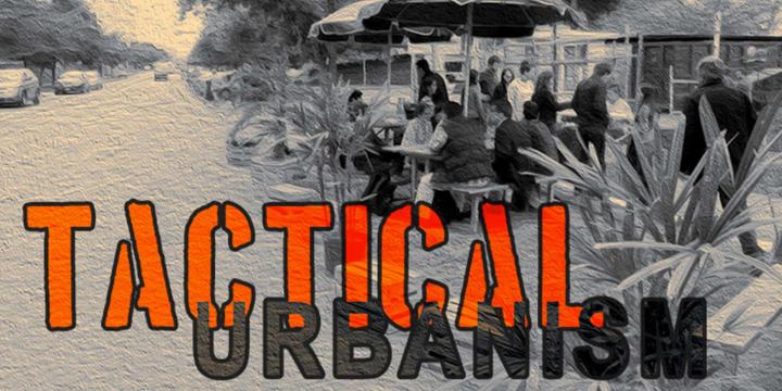 title graphic reads "tactical urbanism"