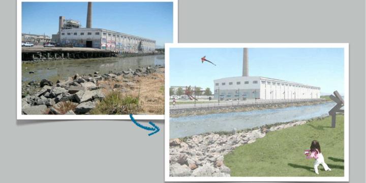 before and after of image manipulated in photoshop